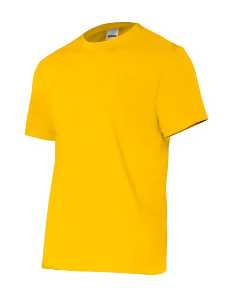 CAMISETA MANGA CORTA. AMARILLO TALLA S-3XL